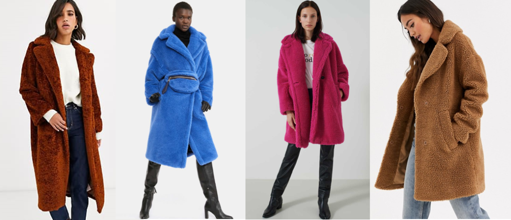 Teddy coat tendenza moda abbigliamento donna