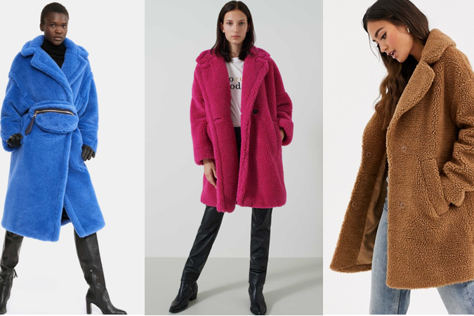 Teddy coat tendenza moda abbigliamento donna