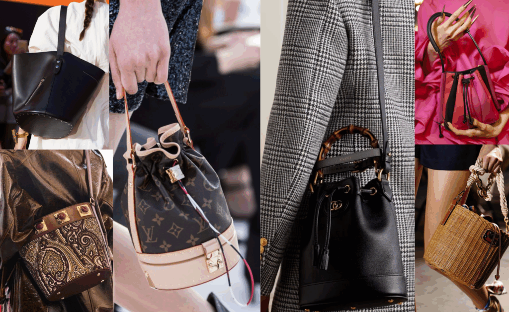 borse secchiello come indossarle