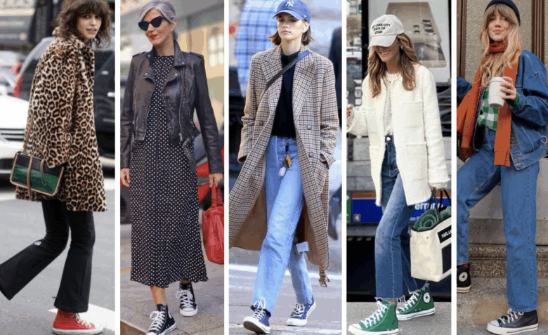 come indossare le converse