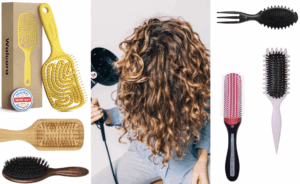 spazzola per capelli ricci